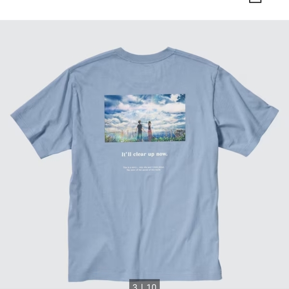 Weathering with you uniqlo tshirt size small - Picture 1 of 4